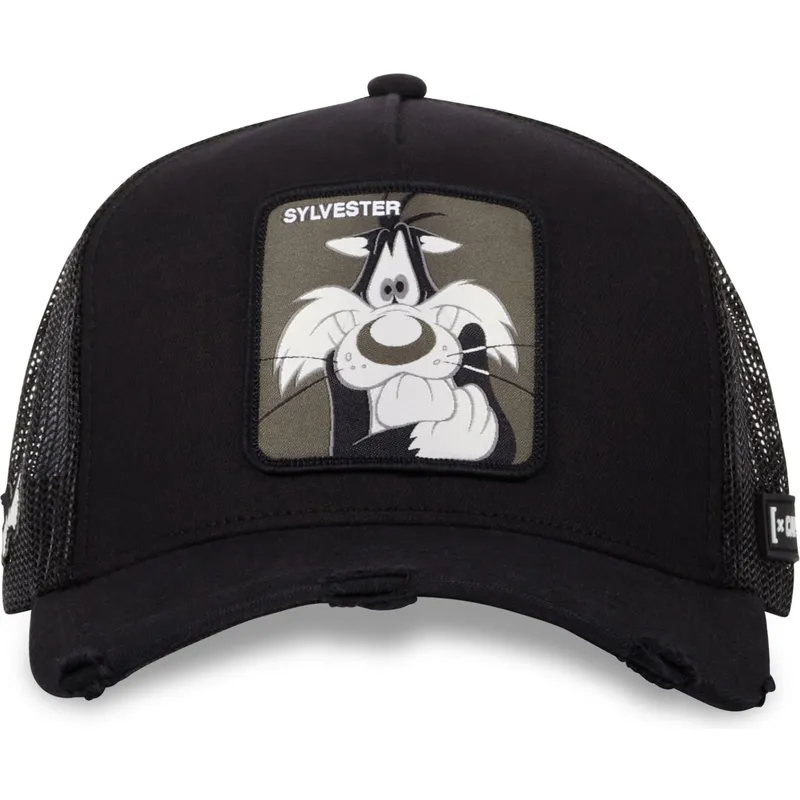 siltovka-zaoblena-cierna-snapback-loo10-syl-sylvester-looney-tunes-capslab