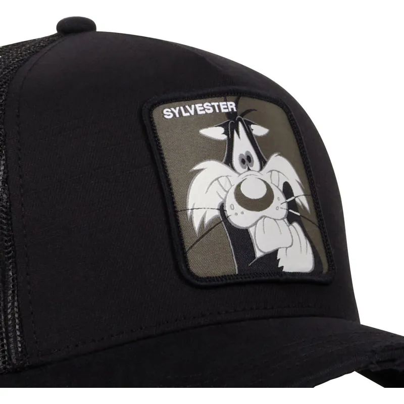 siltovka-zaoblena-cierna-snapback-loo10-syl-sylvester-looney-tunes-capslab