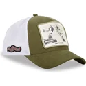 capslab-daffy-duck-loo9-daf-looney-tunes-green-and-white-trucker-hat