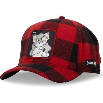 Šiltovky zaoblená červená snapback TAJ5 TJ6 Tom Looney Tunes Capslab
