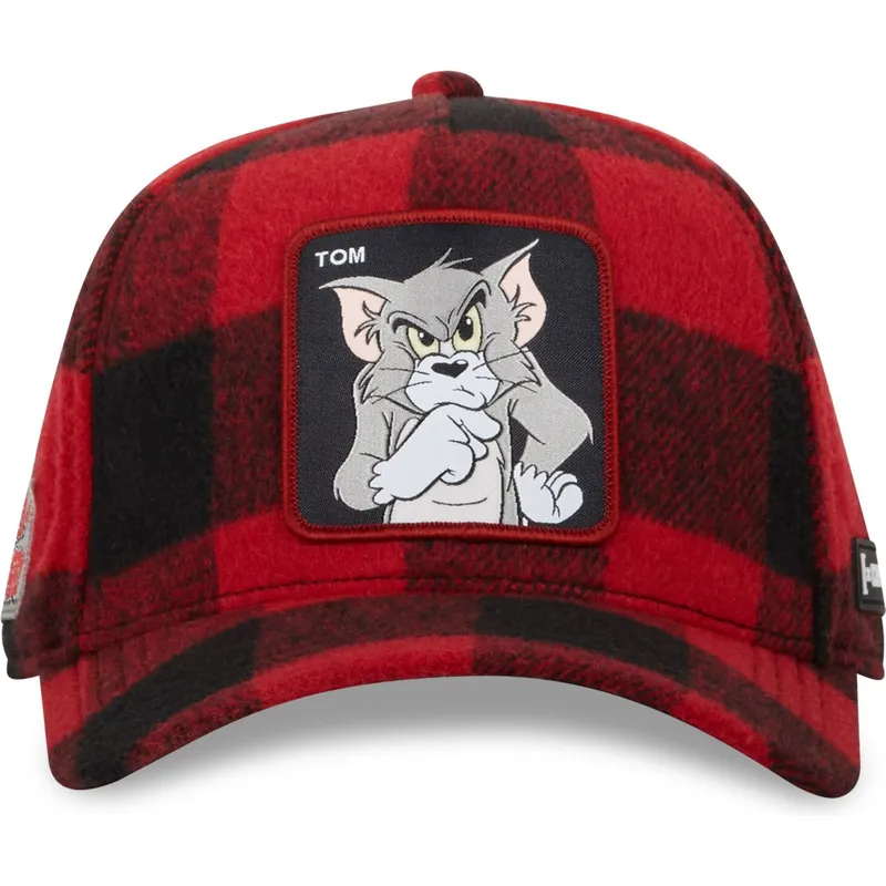 cap-zaoblena-red-snapback-tom-looney-tunes-capslab cap-zaoblena-red-snapback-tom-looney-tunes-capslab