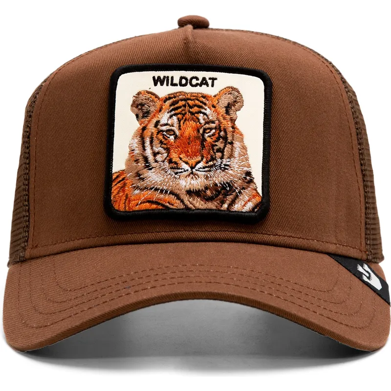 siltovka-zaoblena-hneda-snapback-the-wildcat-tiger-the-farm-goorin-bros