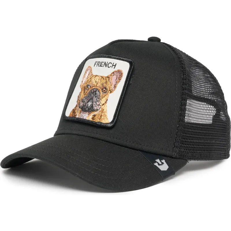 siltovka-zaoblena-cierna-snapback-the-french-frenchie-the-farm-goorin-bros