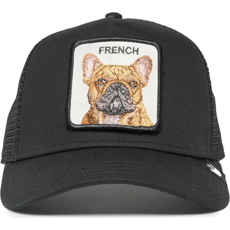 siltovka-zaoblena-cierna-snapback-the-french-frenchie-the-farm-goorin-bros