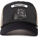 trucker-cap-schwarz-und-beige-panther-gb2-black-panther-the-rocker-the-farm-von-goorin-bros