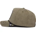 grune-snapback-cap-mit-gebogenem-schirm-fuchs-foxy-duck-canvas-the-farm-von-goorin-bros
