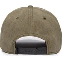 grune-snapback-cap-mit-gebogenem-schirm-fuchs-foxy-duck-canvas-the-farm-von-goorin-bros