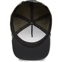 grune-snapback-cap-mit-gebogenem-schirm-fuchs-foxy-duck-canvas-the-farm-von-goorin-bros