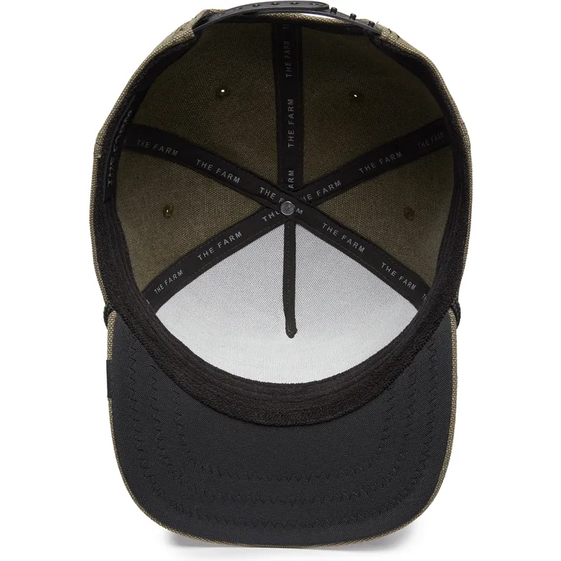 siltovka-zaoblena-zelena-snapback-foxy-duck-canvas-the-farm-goorin-bros