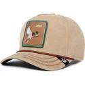 siltovka-zaoblena-bezova-snapback-lucky-duck-canvas-the-farm-goorin-bros