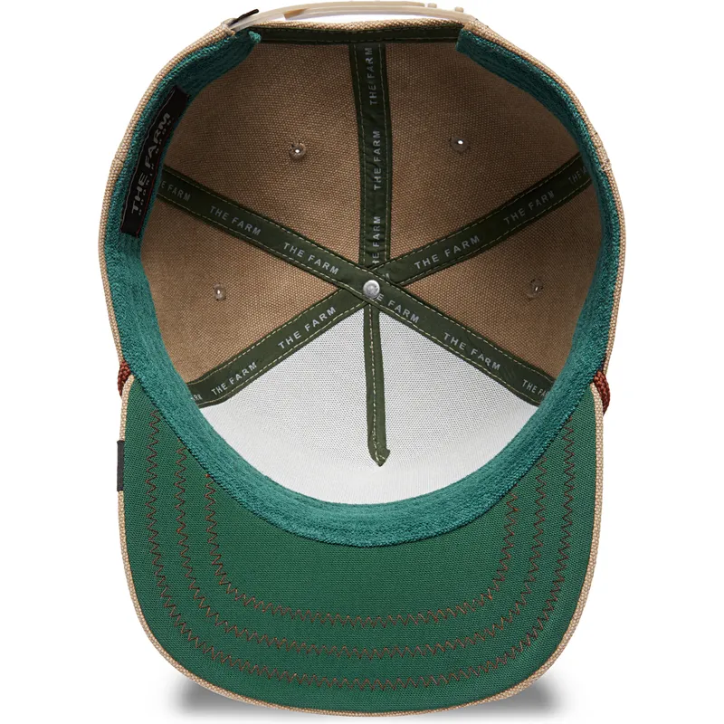 siltovka-zaoblena-bezova-snapback-lucky-duck-canvas-the-farm-goorin-bros