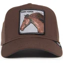 siltovka-zaoblena-hneda-snapback-dark-horse-field-100-all-season-wool-the-farm-goorin-bros