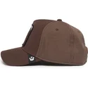 siltovka-zaoblena-hneda-snapback-dark-horse-field-100-all-season-wool-the-farm-goorin-bros