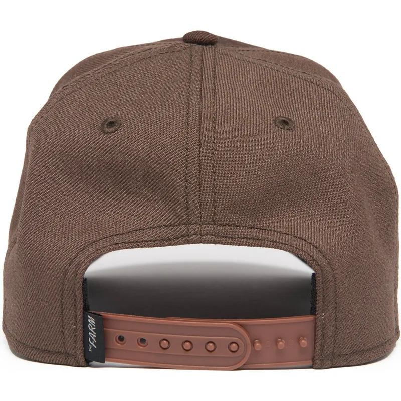 siltovka-zaoblena-hneda-snapback-dark-horse-field-100-all-season-wool-the-farm-goorin-bros