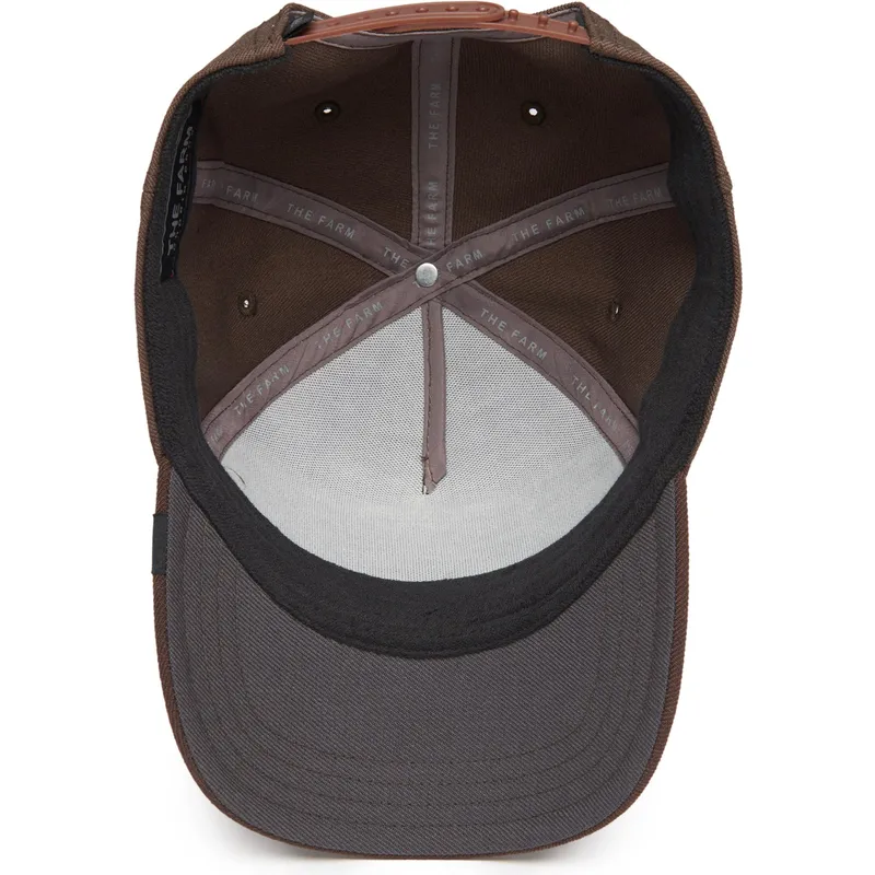 siltovka-zaoblena-hneda-snapback-dark-horse-field-100-all-season-wool-the-farm-goorin-bros