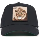siltovka-zaoblena-cierna-snapback-king-field-100-all-season-wool-the-farm-goorin-bros