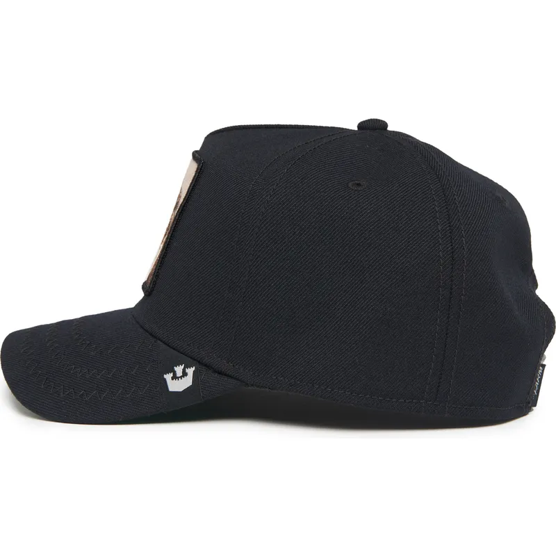 siltovka-zaoblena-cierna-snapback-king-field-100-all-season-wool-the-farm-goorin-bros