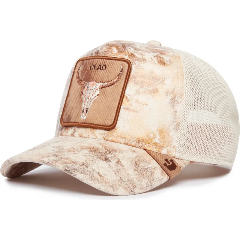 siltovka-zaoblena-bezova-snapback-dead-skull-dust-storm-the-farm-goorin-bros