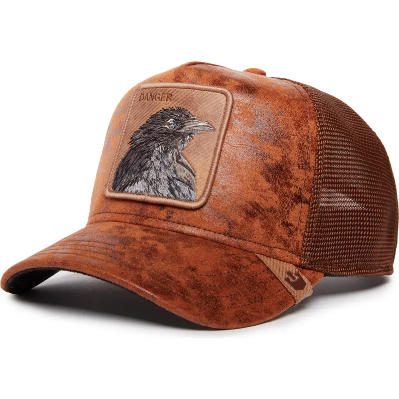 siltovka-zaoblena-hneda-snapback-danger-crow-the-farm-goorin-bros siltovka-zaoblena-hneda-snapback-danger-crow-the-farm-goorin-bros