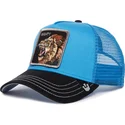 goorin-bros-mighty-lion-fan-the-farm-trucker-cap-in-blau-und-schwarz-mit-lowenmotiv
