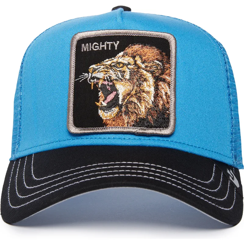 siltovka-zaoblena-modra-snapback-mighty-lion-fan-the-farm-goorin-bros