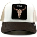 siltovka-zaoblena-hneda-snapback-dead-skull-tri-tone-the-farm-goorin-bros