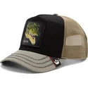 schwarze-und-grune-krokodil-trucker-cap-gator-tri-tone-the-farm-von-goorin-bros