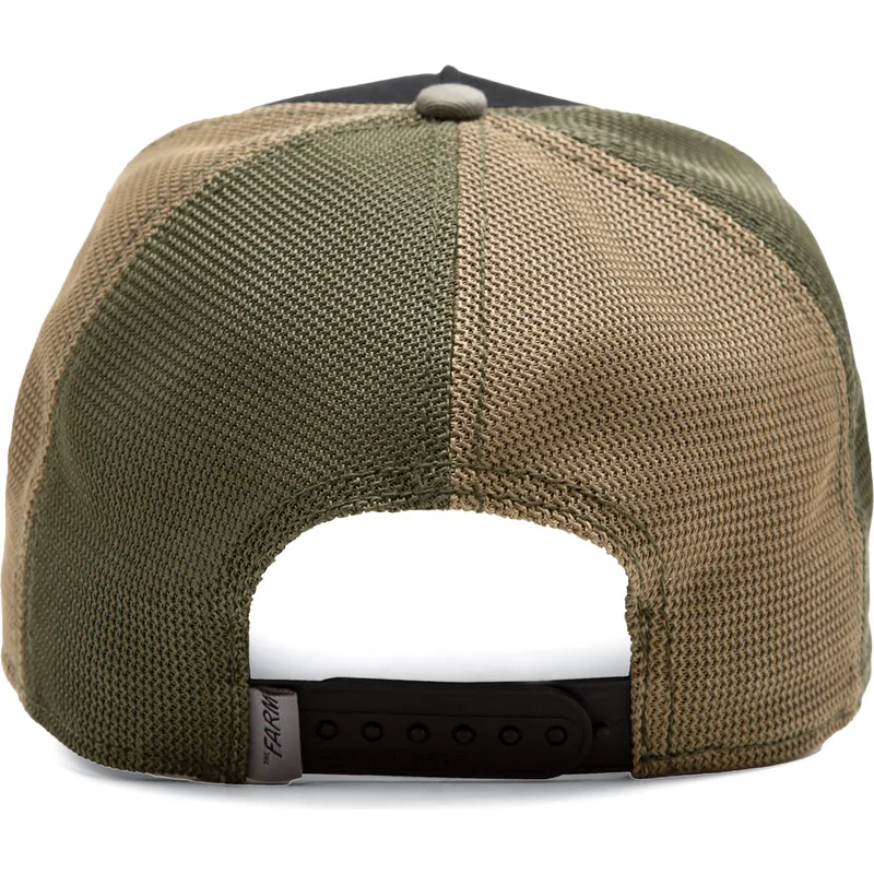 siltovka-zaoblena-zelena-snapback-tri-tone-the-farm-goorin-bros