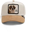 siltovka-zaoblena-bezova-snapback-top-dog-the-suede-st-bernard-the-farm-goorin-bros