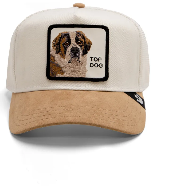 siltovka-zaoblena-bezova-snapback-top-dog-the-suede-st-bernard-the-farm-goorin-bros