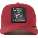 siltovka-zaoblena-cervena-snapback-raging-the-suede-rager-the-farm-goorin-bros