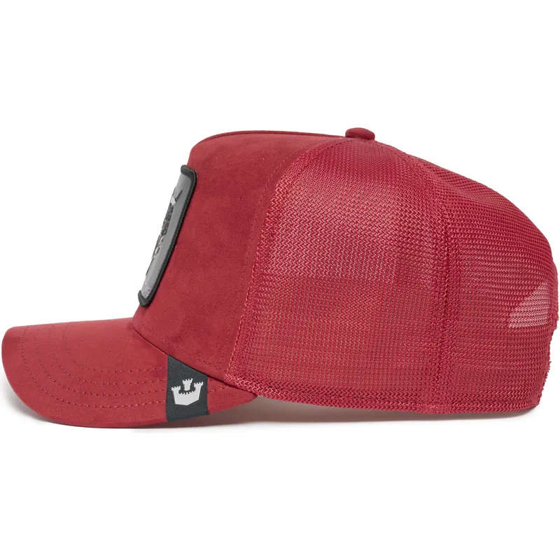 siltovka-zaoblena-cervena-snapback-raging-the-suede-rager-the-farm-goorin-bros