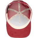 siltovka-zaoblena-cervena-snapback-raging-the-suede-rager-the-farm-goorin-bros