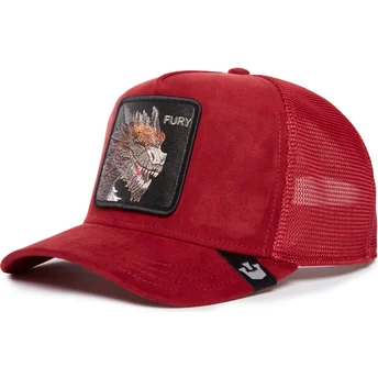 siltovka-zaoblena-cervena-snapback-fury-the-suede-the-farm-goorin-bros