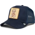 marineblaue-trucker-kappe-teddybar-the-cuddly-bear-the-farm-von-goorin-bros