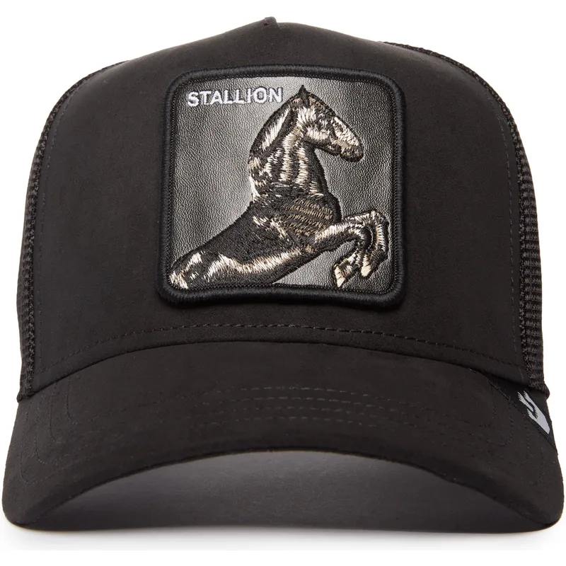 siltovka-zaoblena-cierna-snapback-the-suede-stallion-blacked-out-the-farm-goorin-bros