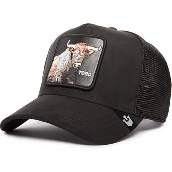 siltovka-zaoblena-cierna-snapback-the-suede-bull-blacked-out-the-farm-goorin-bros
