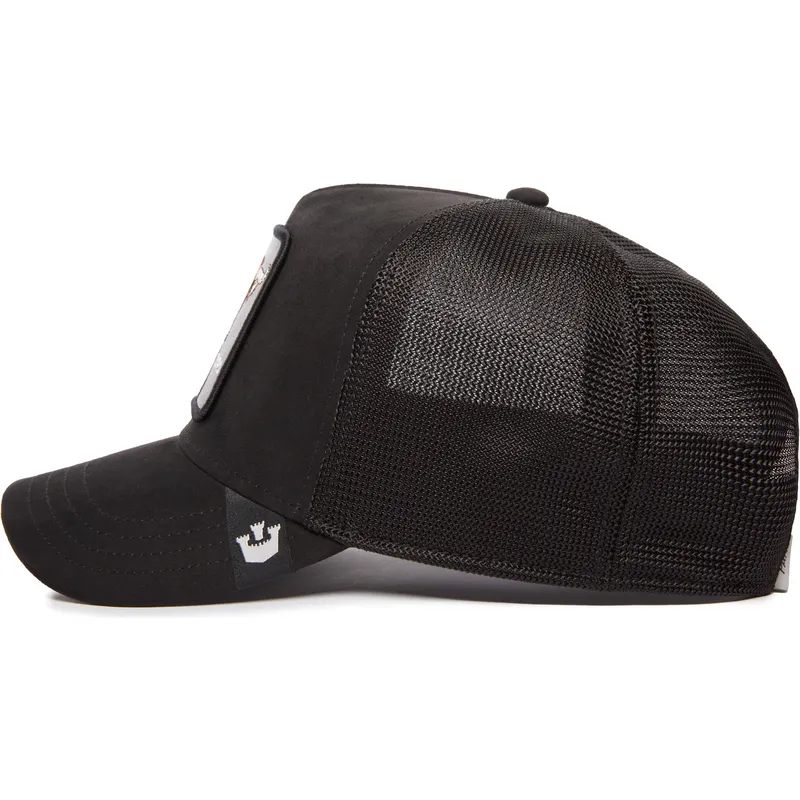 siltovka-zaoblena-cierna-snapback-the-suede-bull-blacked-out-the-farm-goorin-bros