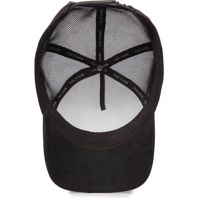siltovka-zaoblena-cierna-snapback-the-suede-bull-blacked-out-the-farm-goorin-bros