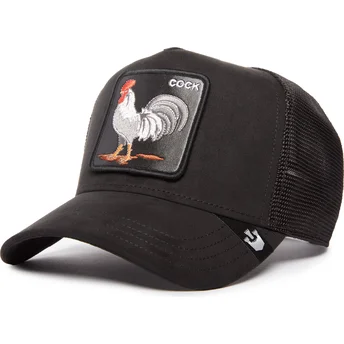 Goorin Bros. Cock The Suede Rooster Blacked Out The Farm Black Trucker Hat