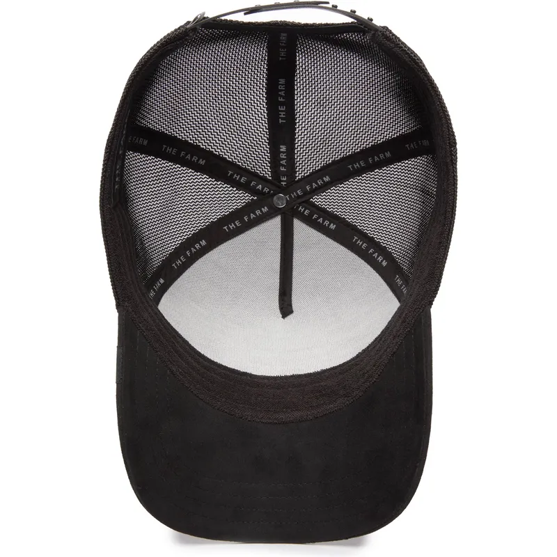 siltovka-zaoblena-cierna-snapback-cock-the-suede-rooster-blacked-out-the-farm-goorin-bros