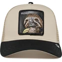 siltovka-zaoblena-bezova-snapback-the-faded-sloth-eco-brutalism-the-farm-goorin-bros