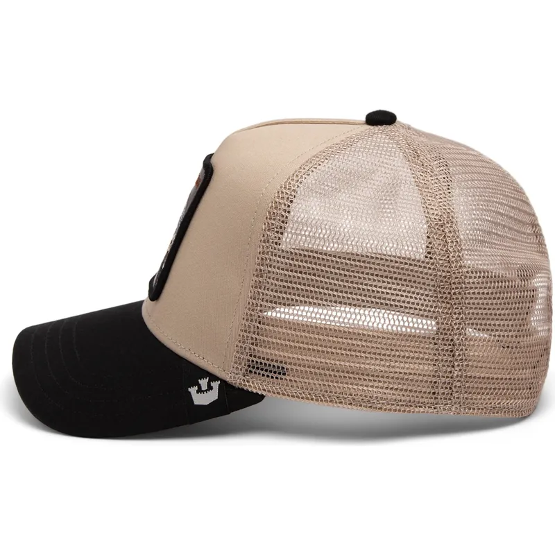 siltovka-zaoblena-bezova-snapback-the-vicious-snake-eco-brutalism-the-farm-goorin-bros