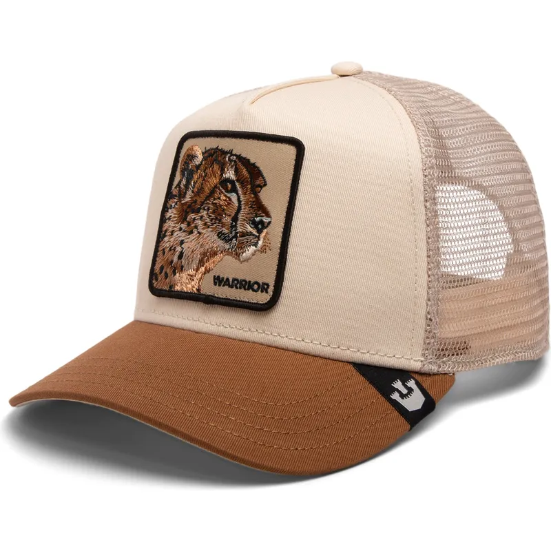 siltovka-zaoblena-hneda-snapback-warrior-cheetah-big-cats-the-farm-goorin-bros