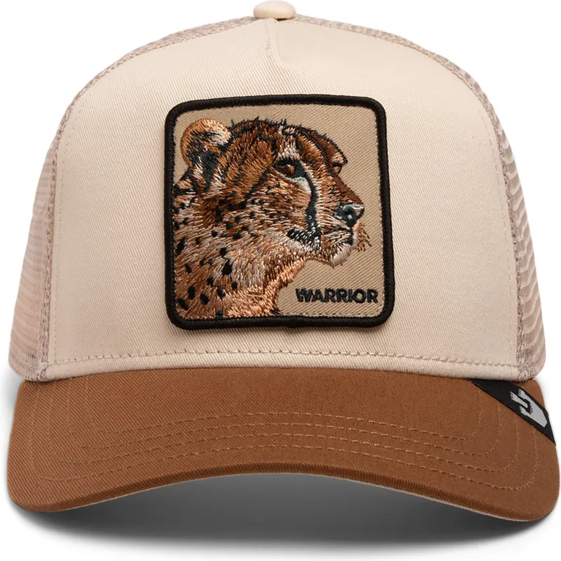 siltovka-zaoblena-hneda-snapback-warrior-cheetah-big-cats-the-farm-goorin-bros