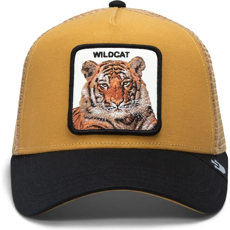 siltovka-zaoblena-hneda-snapback-the-wildcat-tiger-big-cats-the-farm-goorin-bros
