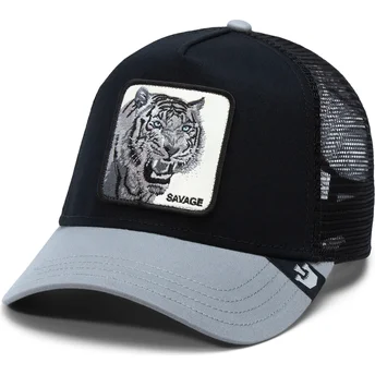 siltovka-zaoblena-cierna-snapback-the-savage-tiger-big-cats-the-farm-goorin-bros