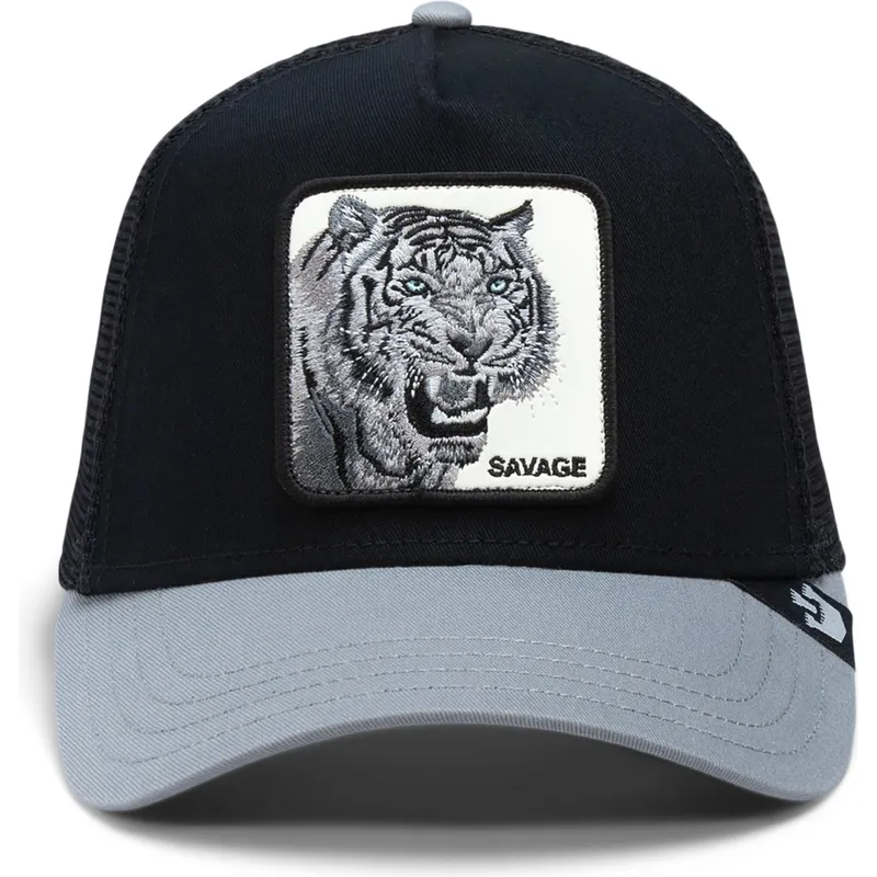 siltovka-zaoblena-cierna-snapback-the-savage-tiger-big-cats-the-farm-goorin-bros