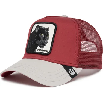 siltovka-zaoblena-cervena-snapback-the-panther-big-cats-the-farm-goorin-bros