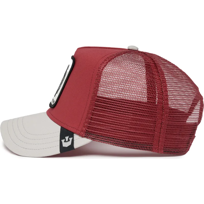 siltovka-zaoblena-cervena-snapback-the-panther-big-cats-the-farm-goorin-bros